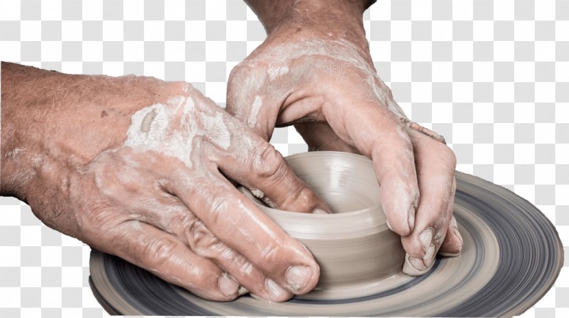 Pottery Potter's Wheel Ceramic Hand Clay - Ceramist Transparent PNG