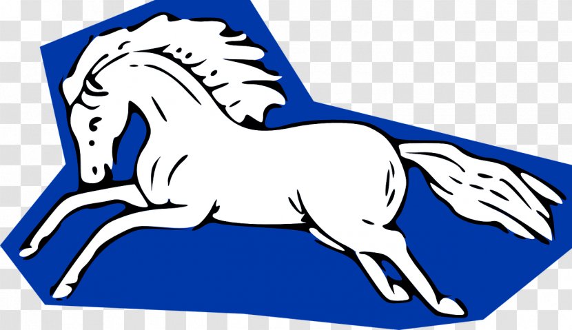 Blue Mustang Horse Clip Art Transparent PNG