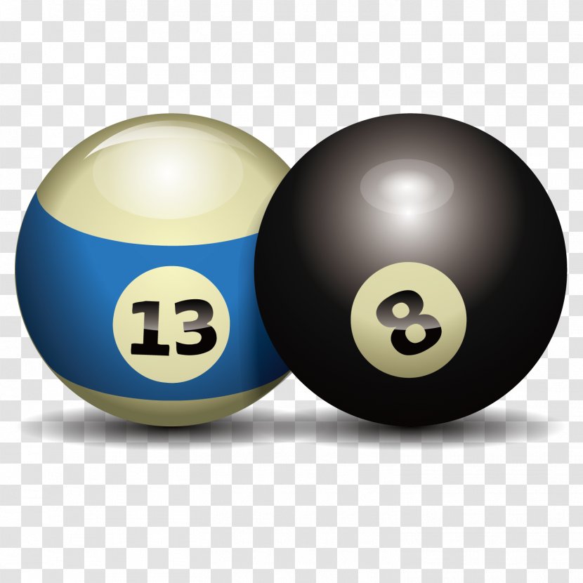 Billiard Ball Billiards Table Eight-ball - Eight - Vector Transparent PNG