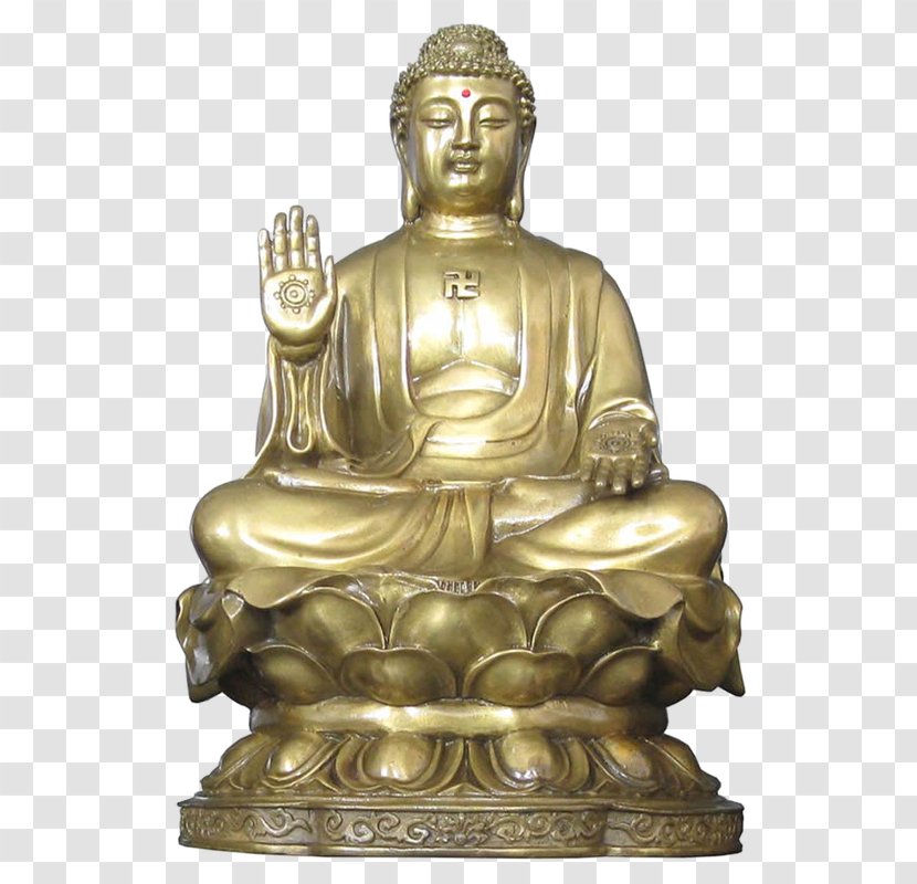 Gautama Buddha Buddharupa Buddhism Bronze Brass - Meditation - Load Transparent PNG