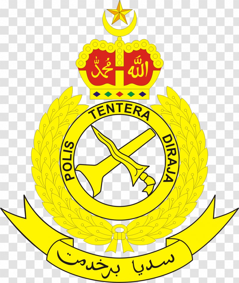 Malaysian Army Kor Polis Tentera DiRaja Armed Forces Royal Malaysia Police - Crest - Independence Day Indonesia Transparent PNG