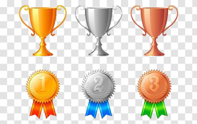 Trophy Award Royalty-free Clip Art - Gold Medal - Trophies, Medals, Styles, Charts, Designs Transparent PNG