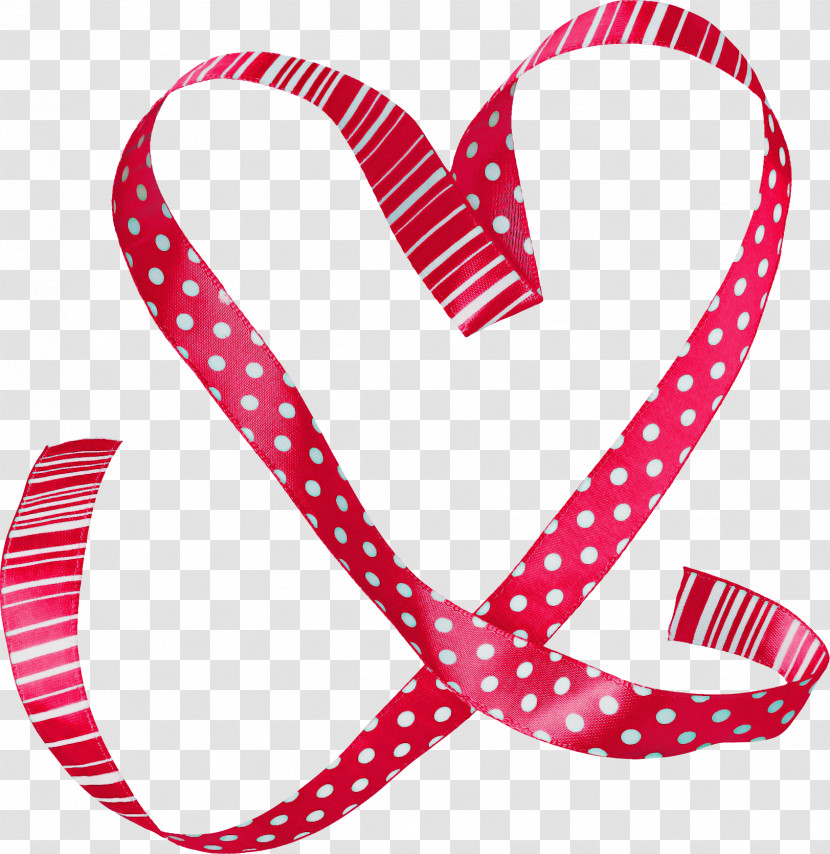 Pink Heart Pattern Love Costume Accessory Transparent PNG