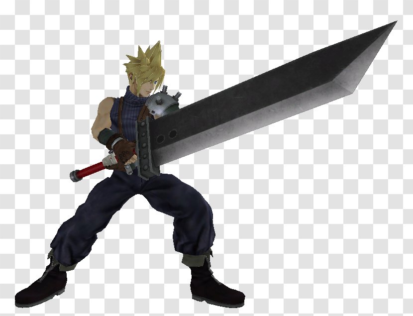 Super Smash Bros. For Nintendo 3DS And Wii U Cloud Strife Final Fantasy VII Animation - Idle Animations Transparent PNG
