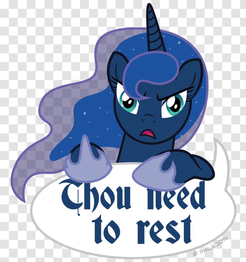 Princess Luna Rarity Twilight Sparkle Pony Sleep - Bed - Go To Transparent PNG