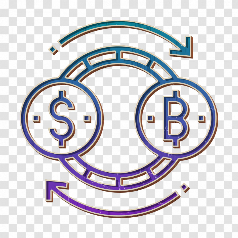 Cryptocurrency Icon Trade Icon Financial Technology Icon Transparent PNG