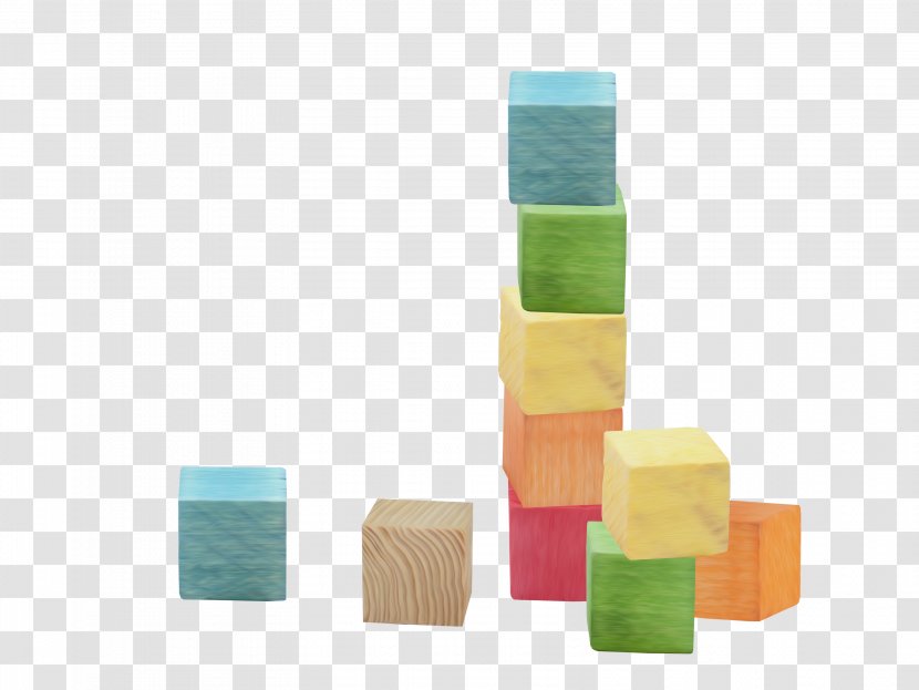 Cube Color - Wooden Transparent PNG