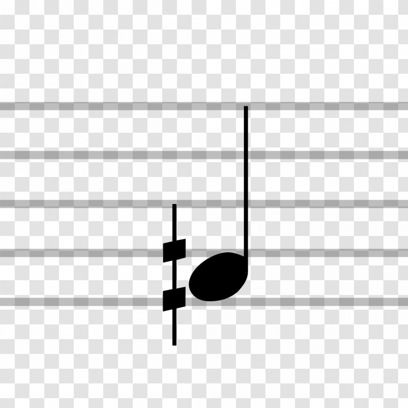 Quarter Note Musical Natural D Whole - Tree Transparent PNG