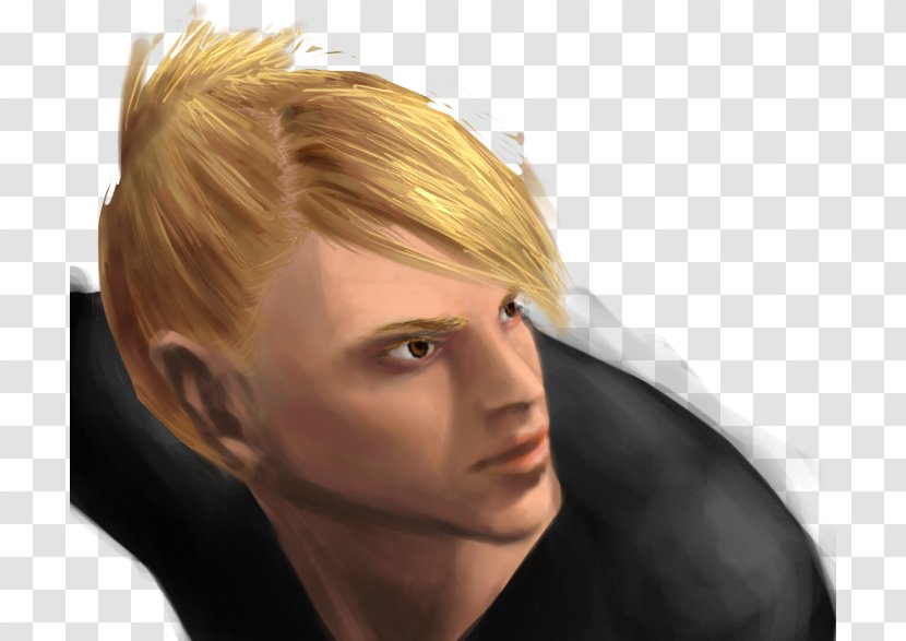 Blond Hair Coloring Long Surfer - Hairstyle Transparent PNG