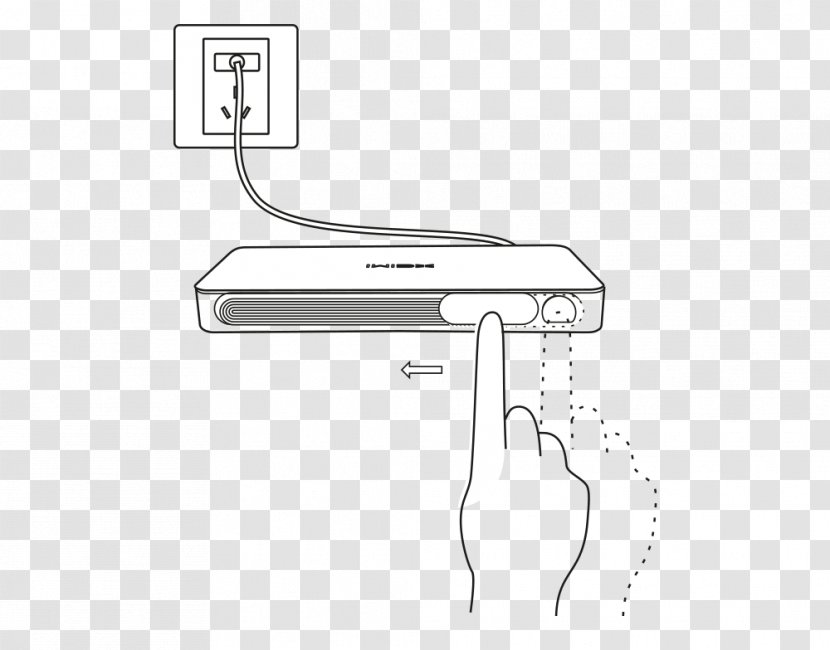 Camera Lens Projector Remote Controls Adapter - Finger Transparent PNG