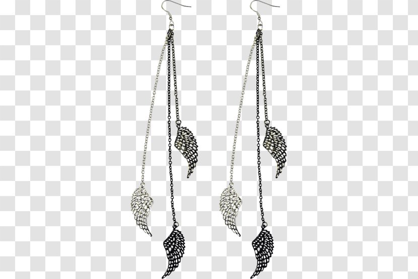 Earring Body Jewellery Necklace Chain Silver - Jewelry Transparent PNG