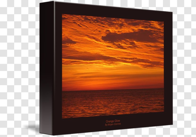 Display Device Television Picture Frames Computer Monitors - Frame - Orange Glow Transparent PNG