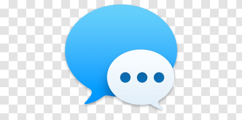 Messages MacOS IMessage - Smiley - Instant Messaging Transparent PNG