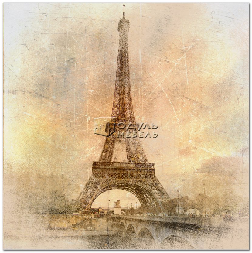 Eiffel Tower Canvas Print Painting Art - Paris Transparent PNG