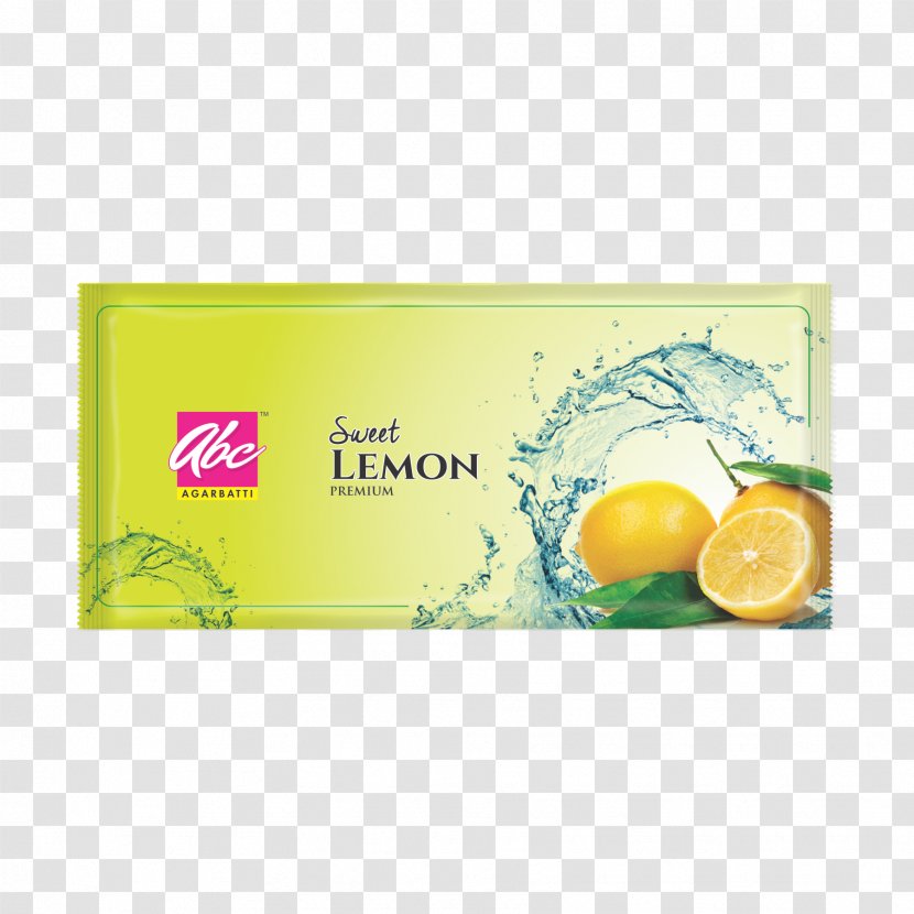 Sweet Lemon Aroma Compound Industry Incense - Yellow Transparent PNG