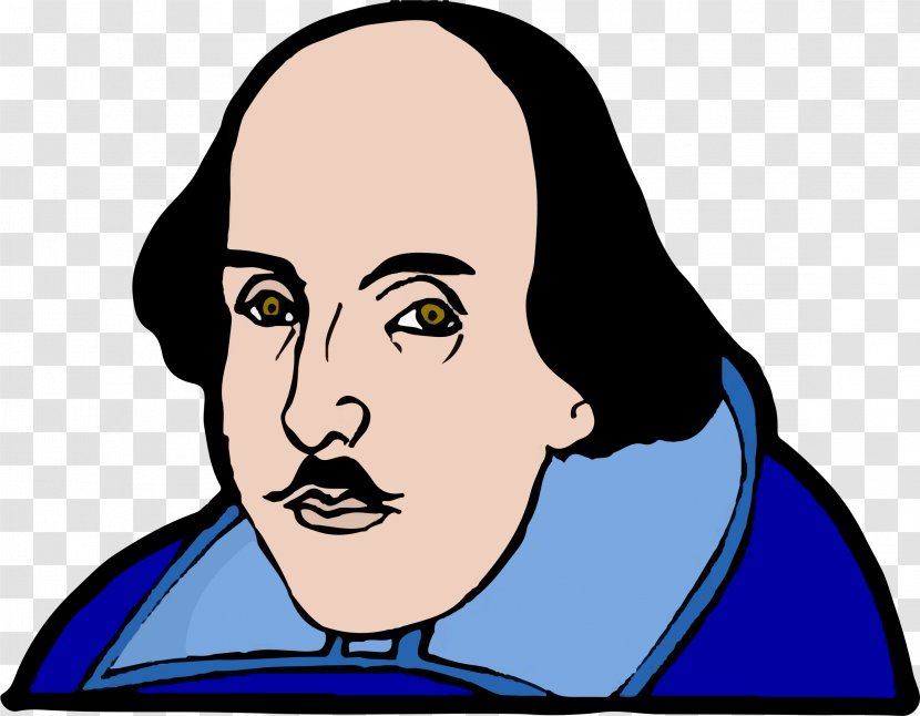 William Shakespeare Poet Author Clip Art - Facial Hair - Royaltyfree Transparent PNG