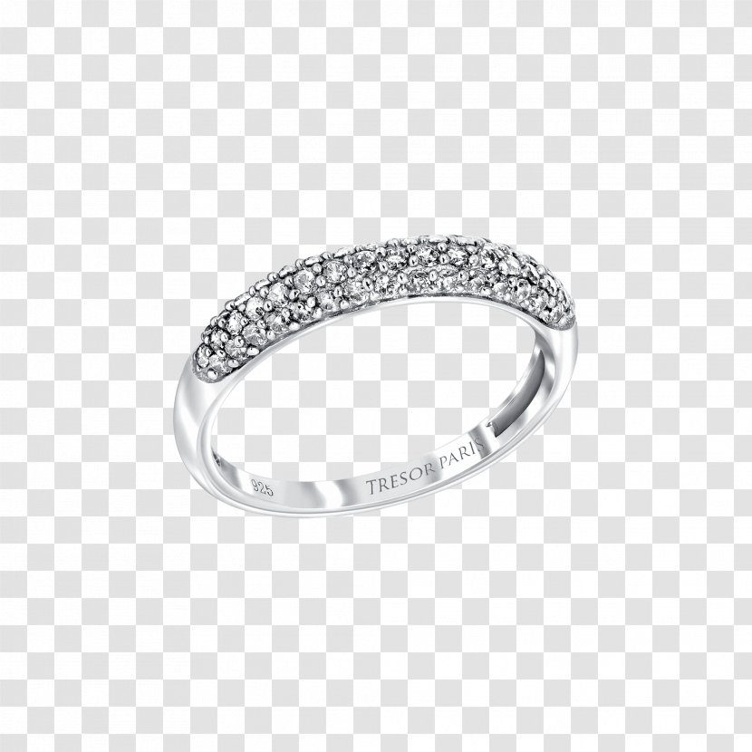 Wedding Ring Sterling Silver Crystal - Body Jewelry - Pave Diamond Rings For Women Transparent PNG