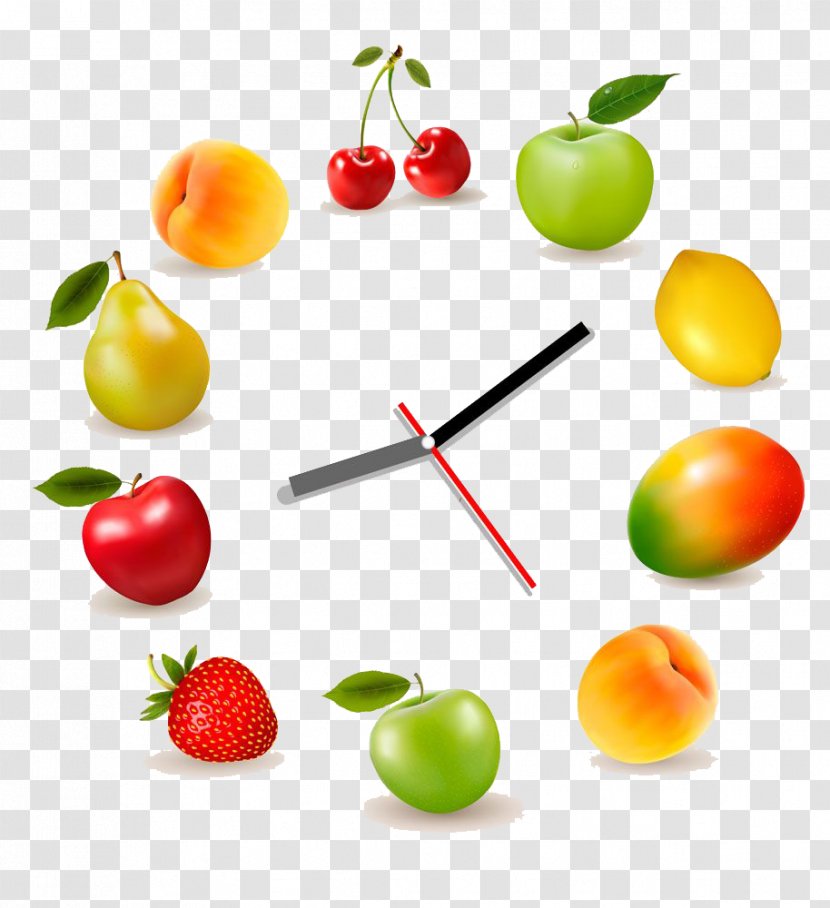 Juice Nutrition Facts Label Fruit - Clock Design Transparent PNG