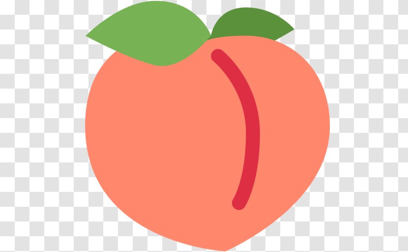Emojipedia Peach Sticker Text Messaging - Symbol - Fruit Transparent PNG