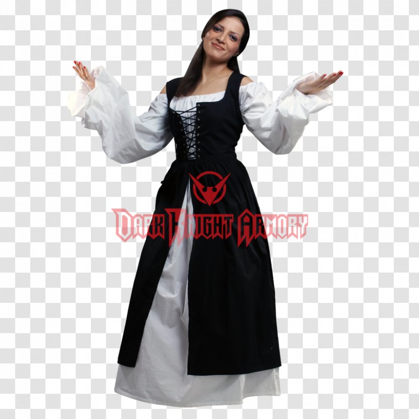 Costume Robe Dress Gown Corset - Gothic Fashion Transparent PNG