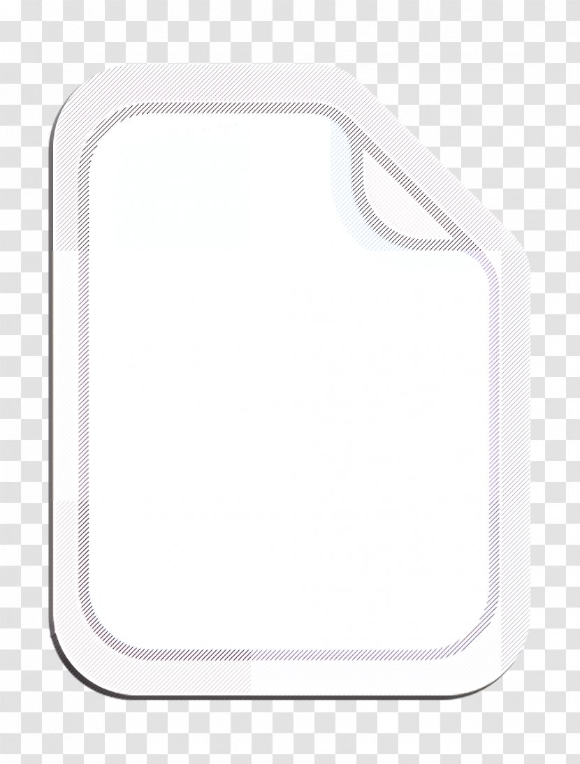 Documents Icon File Lock - Rectangle White Transparent PNG