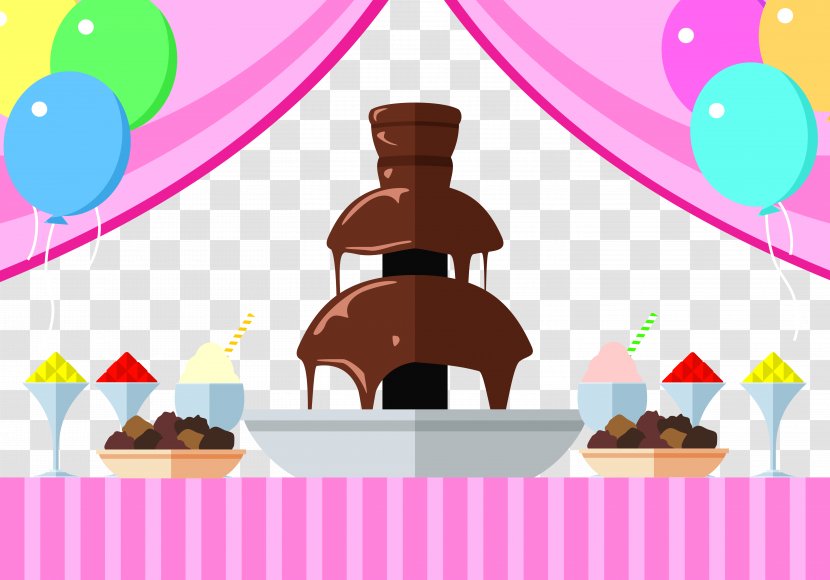 Cream Chocolate Cake Cupcake Ganache - Food Transparent PNG