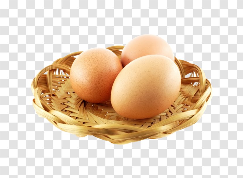 Nutrient Chicken Egg Food Protein - Nonvegetarian - Packed In Bamboo Basket Of Eggs Transparent PNG