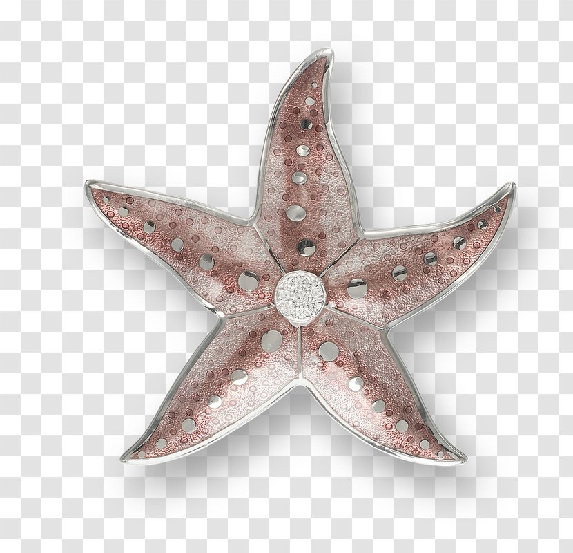 Brooch Sterling Silver Jewellery Vitreous Enamel - Gemstone - Starfish Story Gifts Transparent PNG