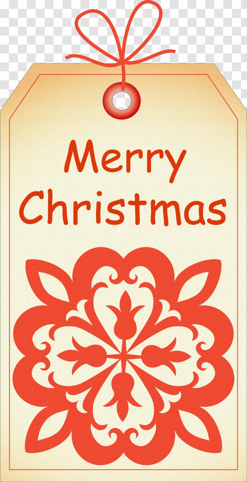 Christmas Card - Tag Transparent PNG