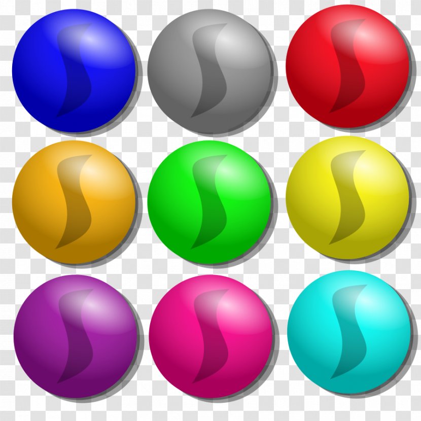 Marble Game Clip Art - Sphere - Marbles Cliparts Transparent PNG