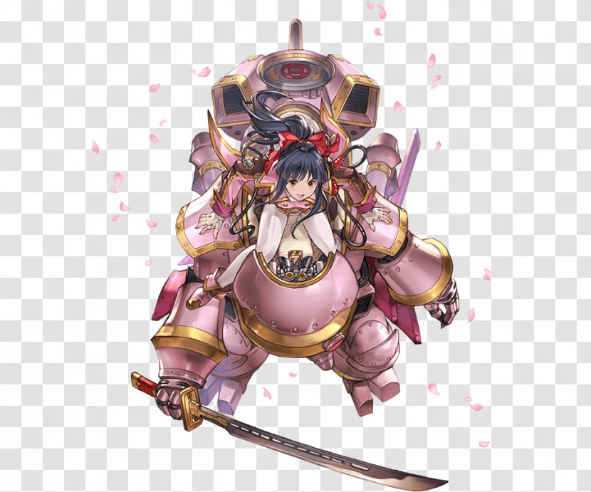 Granblue Fantasy Sakura Wars Shinguji Cherry Blossom Super Robot X - Silhouette Transparent PNG