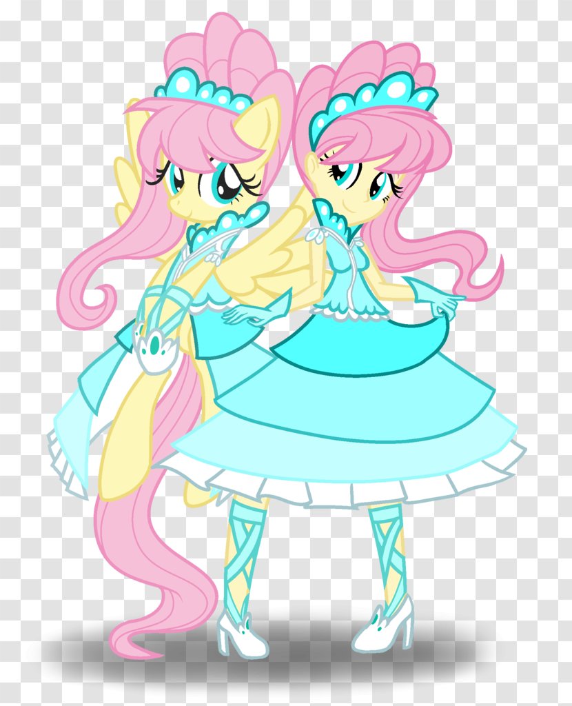 Fluttershy Pinkie Pie Pony Clothing Dress - Tree Transparent PNG