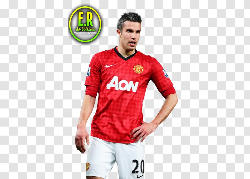 Jersey T-shirt Manchester United F.C. Sleeve Outerwear - Uniform - Van Persie Transparent PNG