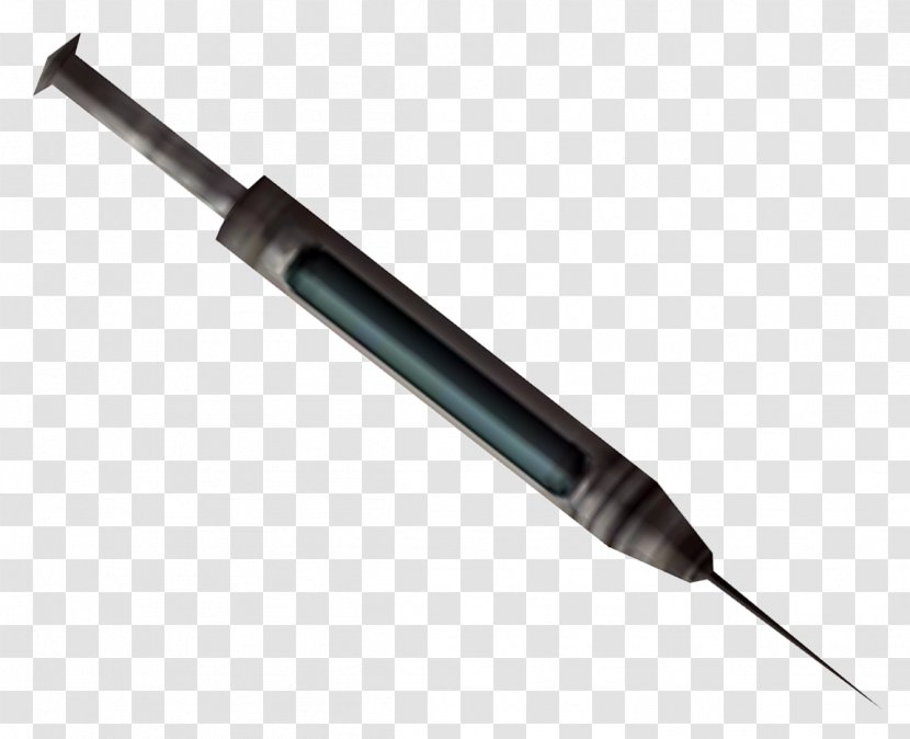 Fallout 3 Fallout: New Vegas Syringe Hypodermic Needle Transparent PNG