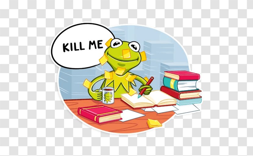 Kermit The Frog Sticker Telegram Clip Art Transparent PNG