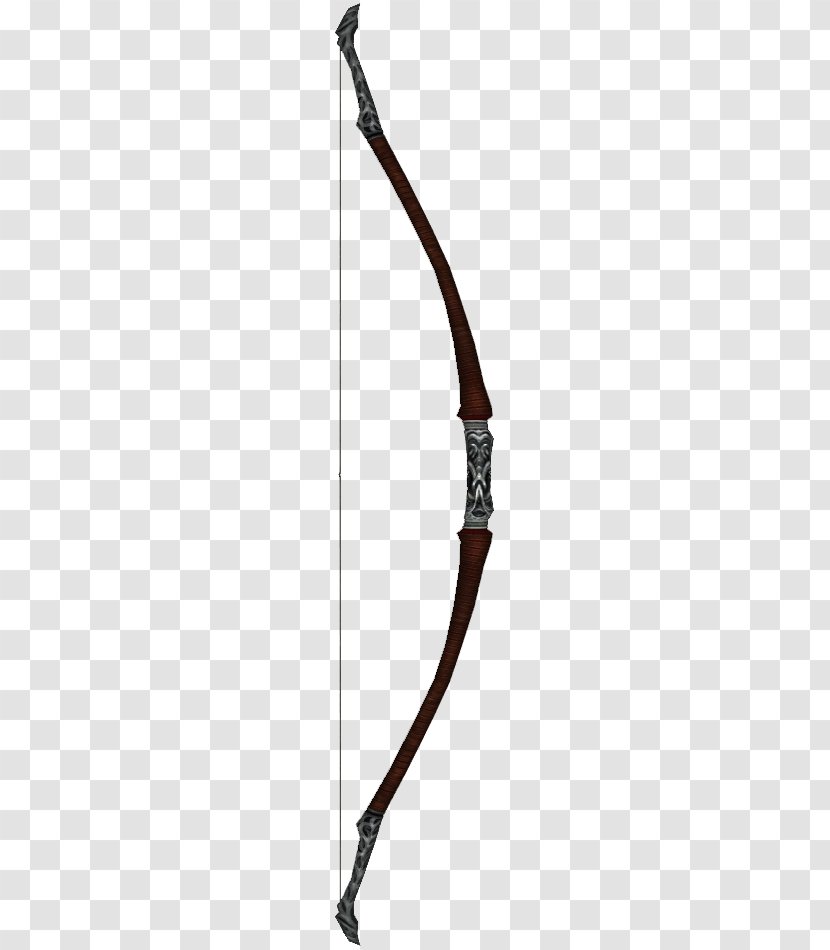 The Elder Scrolls V: Skyrim Oblivion Bow And Arrow Clip Art - Weapon - BOW Transparent PNG