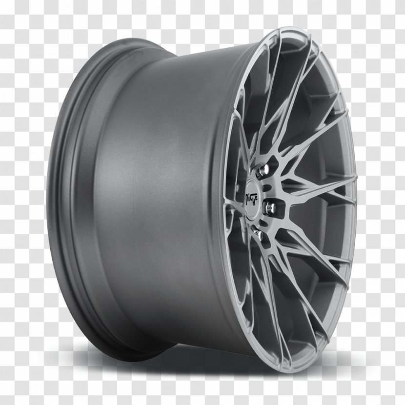 Alloy Wheel Car Rim Tire - Synthetic Rubber - Sports Series Transparent PNG