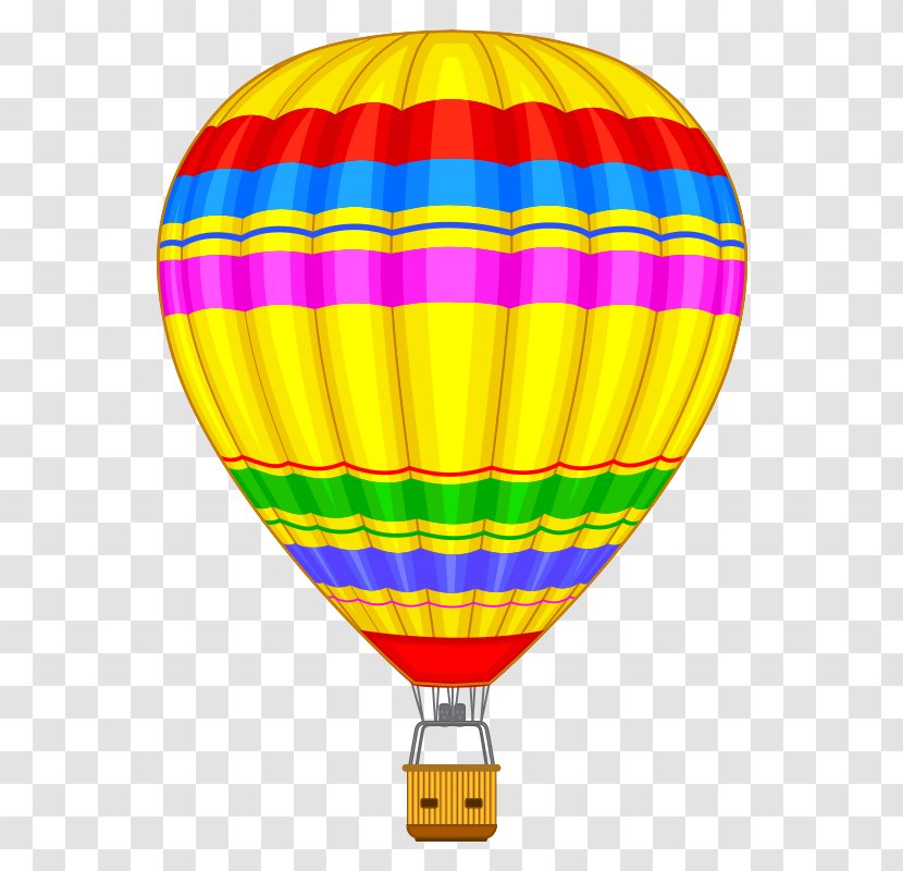 Car Paper Transport Clip Art - Yellow - Hot Air Balloon Transparent PNG