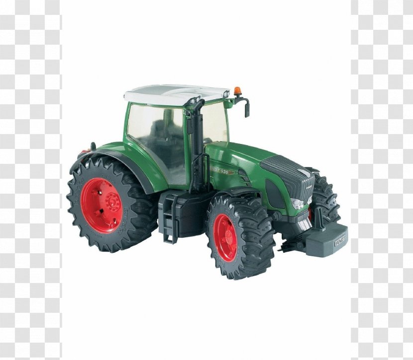 Fendt 936 Vario Tractor Toy Bruder - Etukuormain Transparent PNG