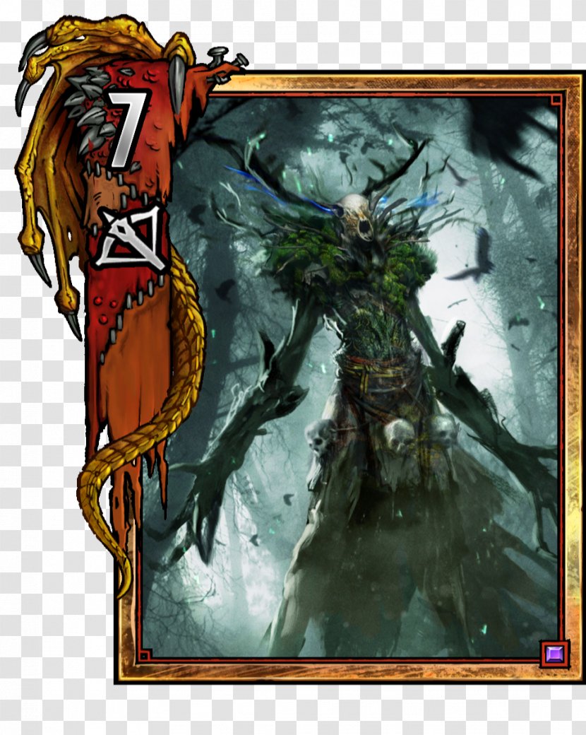 The Witcher 3: Wild Hunt Gwent: Card Game Leshy Spirit - Fictional Character Transparent PNG