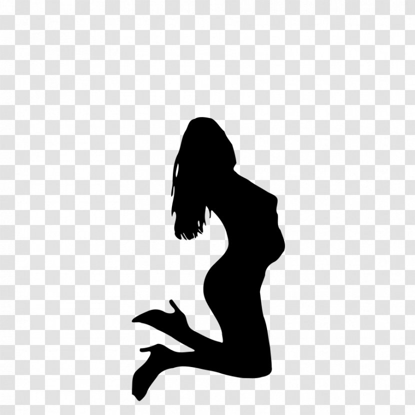 Silhouette Woman - Shoulder Transparent PNG