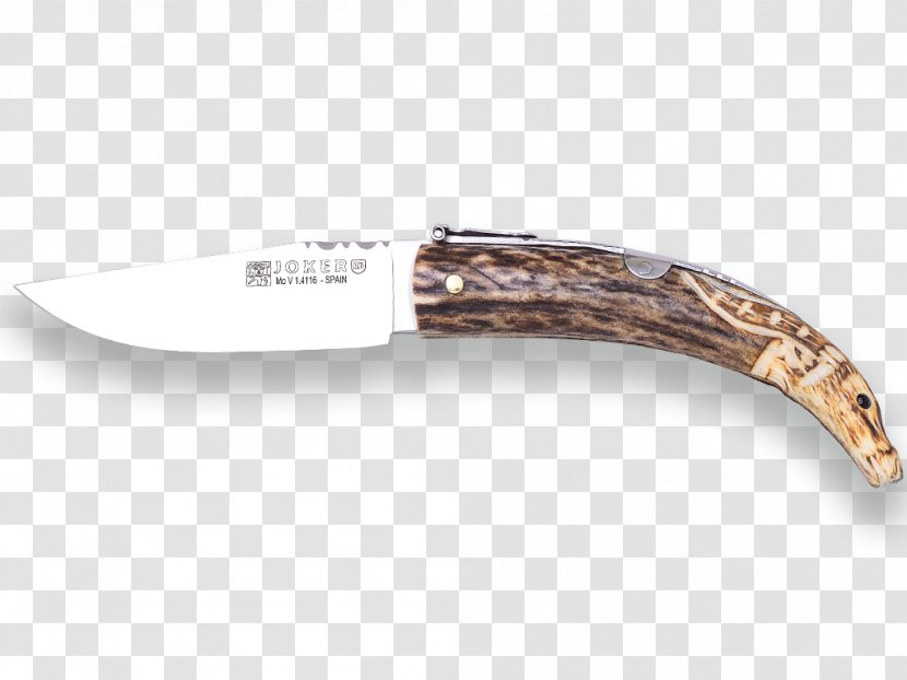 Utility Knives Hunting & Survival Bowie Knife Pocketknife - Antler Transparent PNG