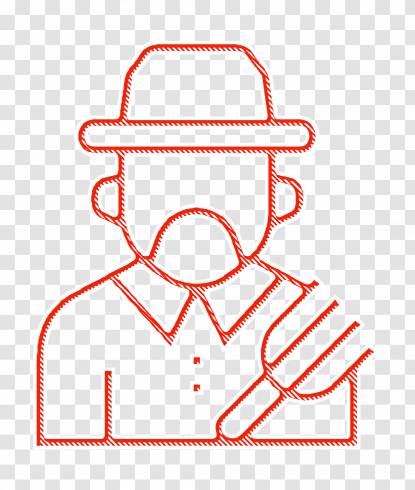 Jobs And Occupations Icon Professions And Jobs Icon Farmer Icon Transparent PNG