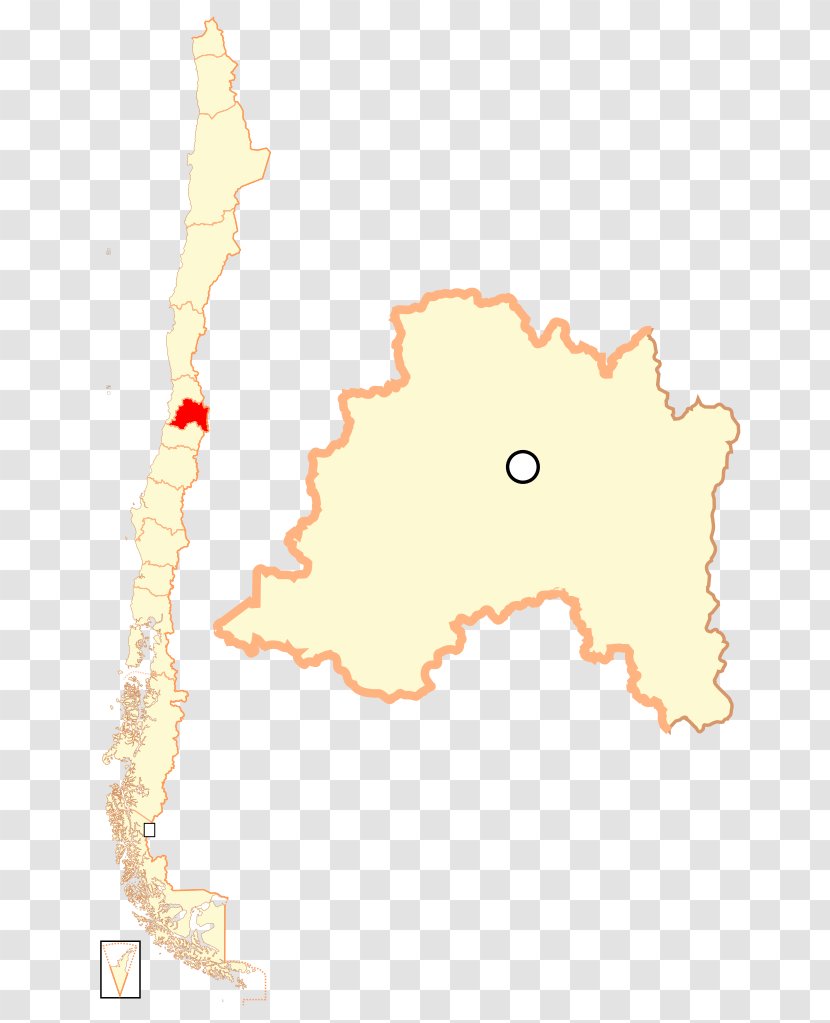 Santiago Valparaíso Region Regions Of Chile Chilean Coast Range - Map Transparent PNG