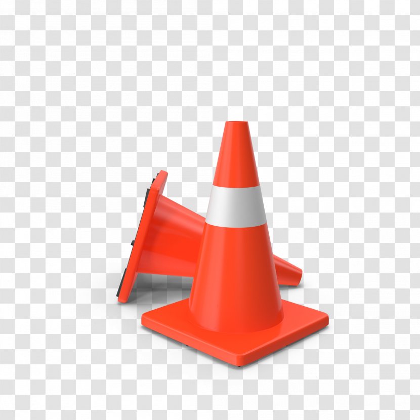 Orange - Cone Transparent PNG