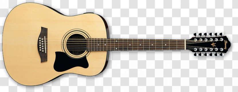 Acoustic Guitar Cort Guitars Dreadnought Ibanez - Watercolor Transparent PNG