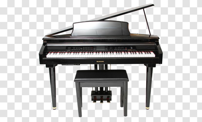 Digital Piano Yamaha P-115 Grand Action - Silhouette Transparent PNG