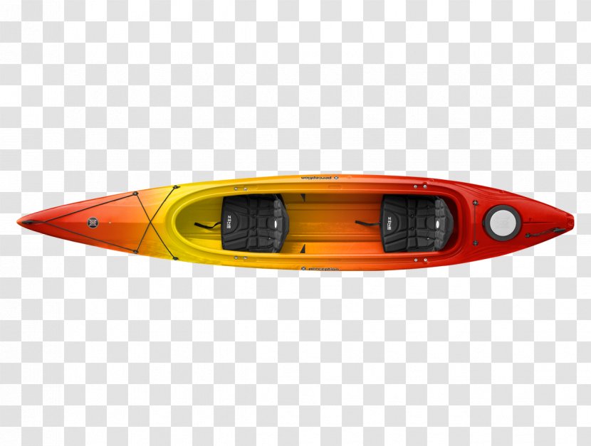 Sea Kayak Perception Recreation Canoe - Watercraft - Hand Painted Transparent PNG