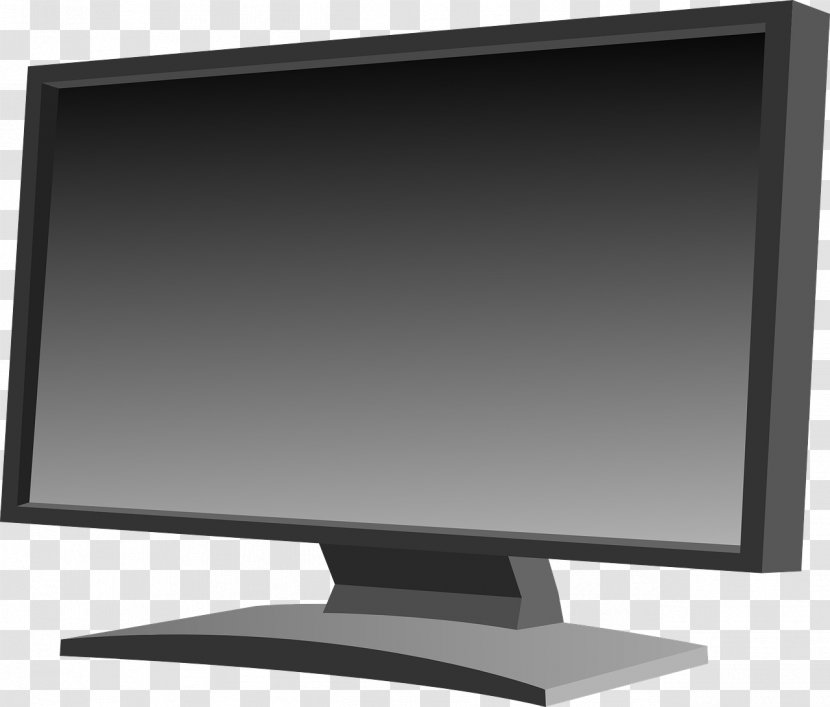 Computer Monitors Liquid-crystal Display Flat Panel LCD Television Clip Art - Monitor Accessory Transparent PNG