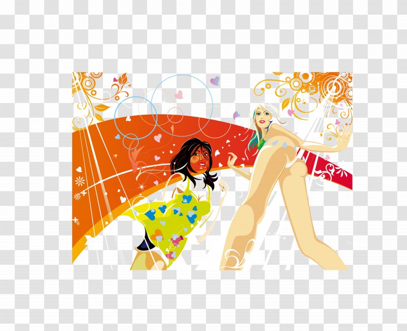 Dance Illustration - Ballroom - Vector Rice Beautiful Picture Transparent PNG